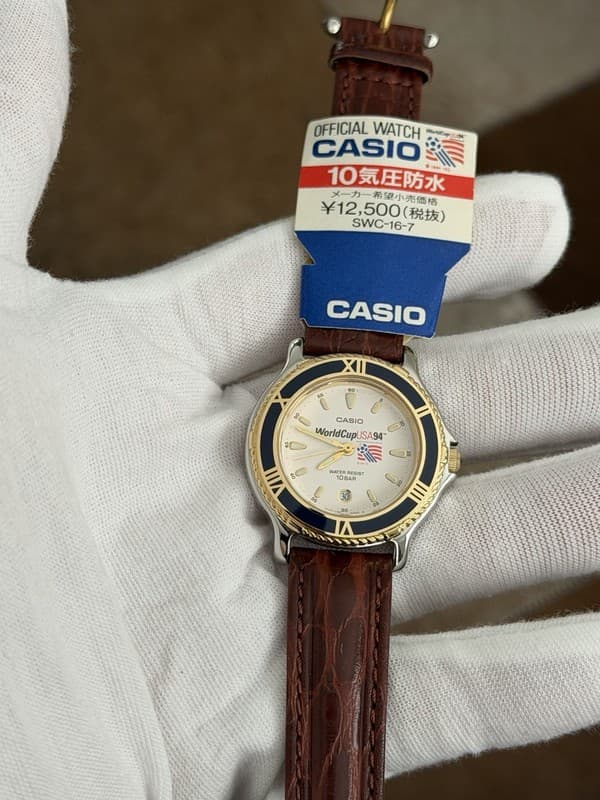 NOS Rare Vintage Casio SWC-16 World Cup USA 1994 Quartz Sports Watch JDM 1990s