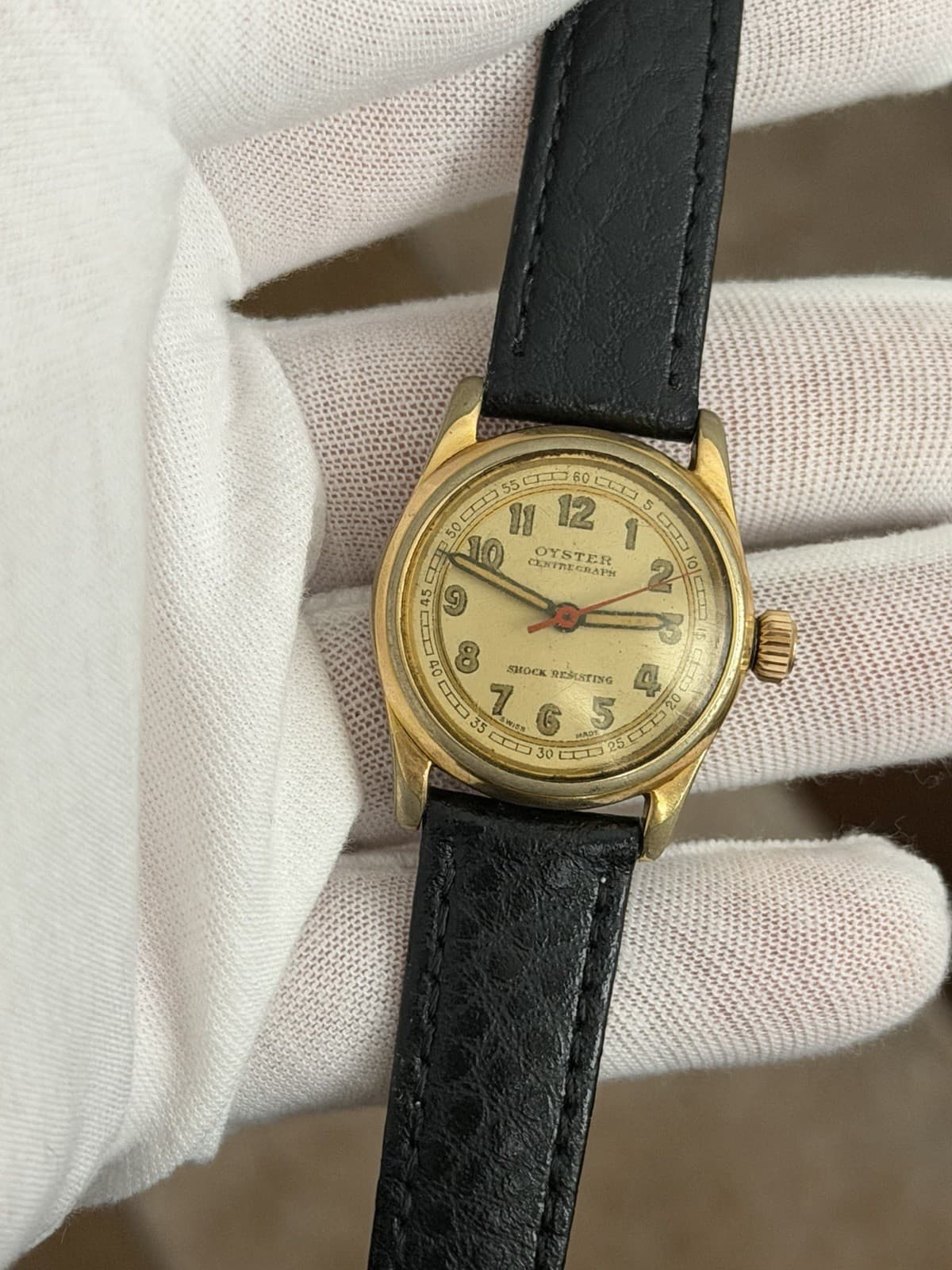 Vintage Rolex Oyster Centregraph WW2 Men’s Military Watch