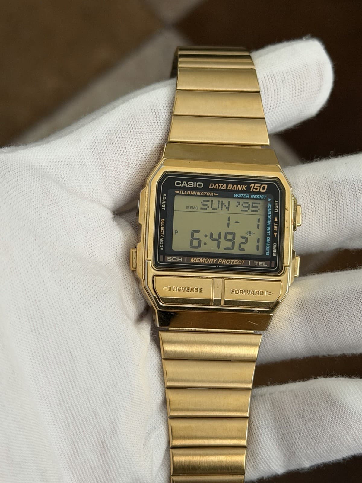 Rare Vintage Casio DB-1500 Data Bank 150 Men’s Digital Sports Watch JDM 1990s