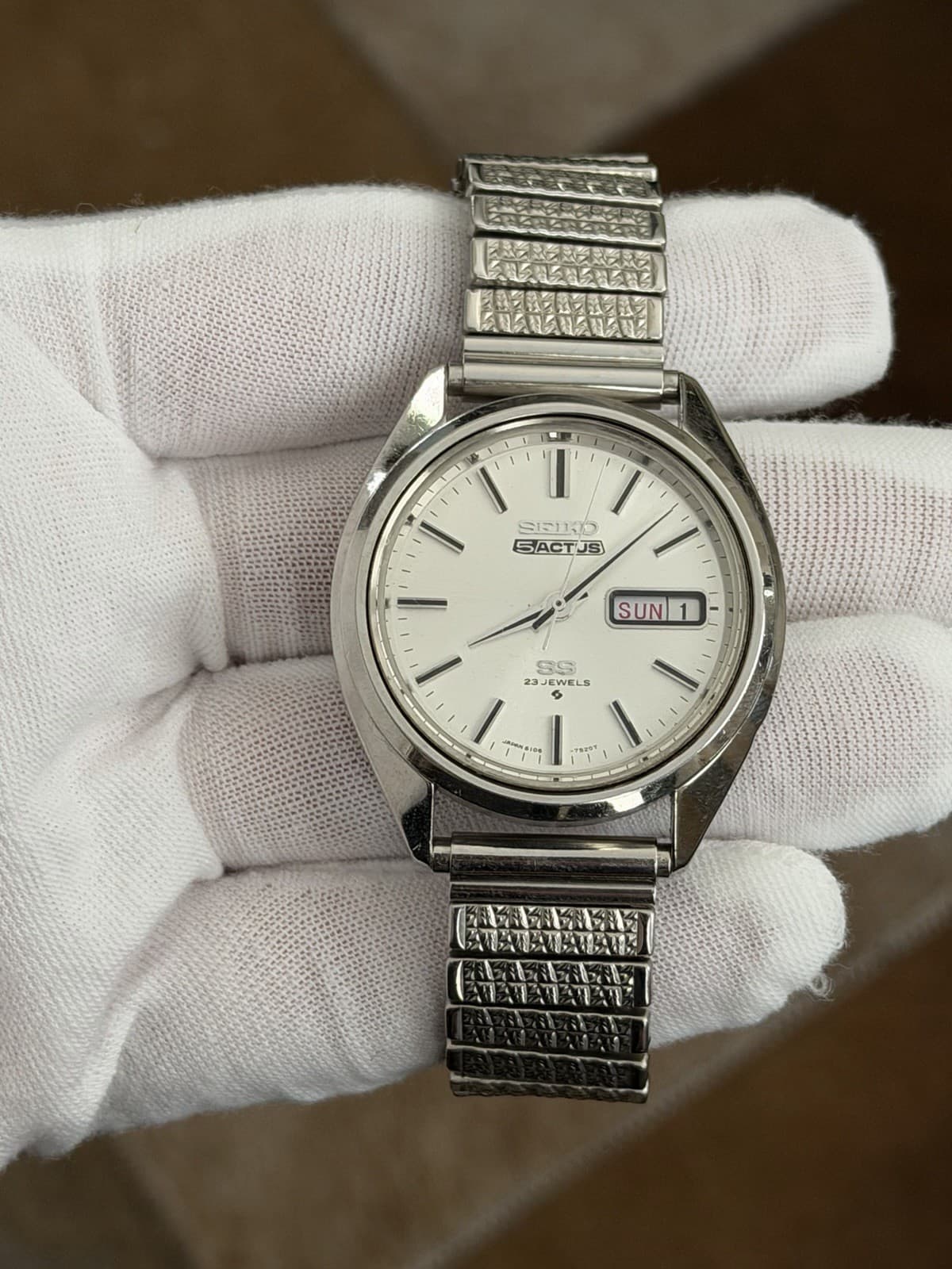 Rare Vintage Seiko 5 Actus 6106-7480 Men’s Automatic Dress Sports Watch JDM 70s