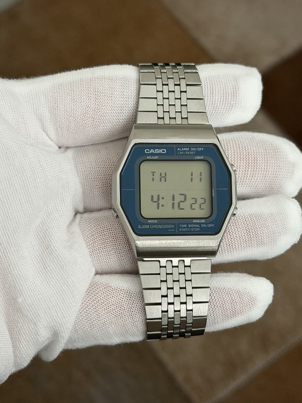 Rare Vintage Casio A202 “Blue Thunder” Men’s Digital Sports Watch JDM 1980s