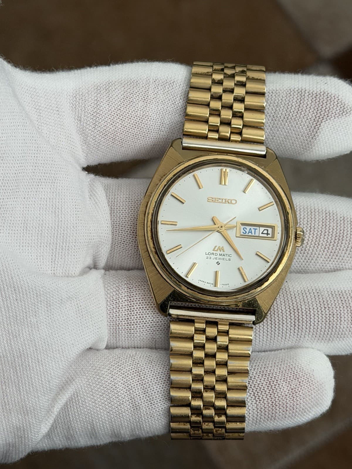 Rare Vintage Seiko Lord Matic LM 5606-7000 Men’s Automatic Dress Watch JDM 1960s