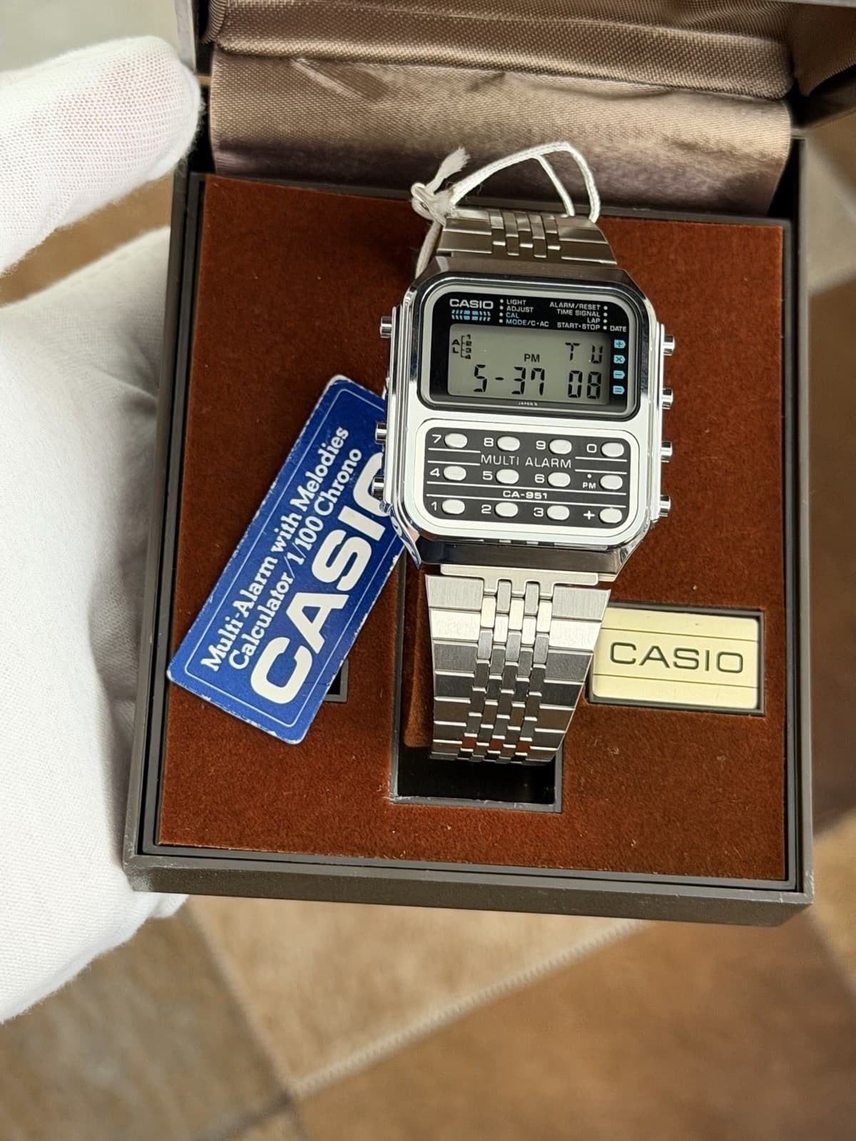 NOS Rare Vintage Casio Multi Alarm CA-951 Men’s Digital Calculator Watch JDM 80s