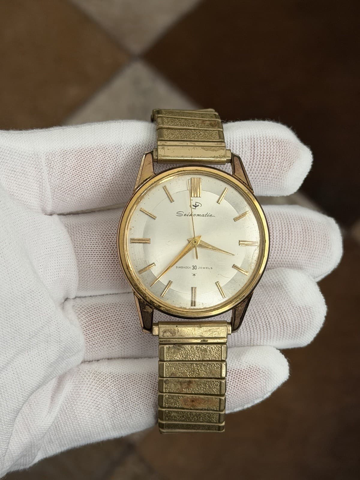 Rare Vintage Seiko Seikomatic 15031D Men’s Classic 30J Automatic Watch JDM 60s