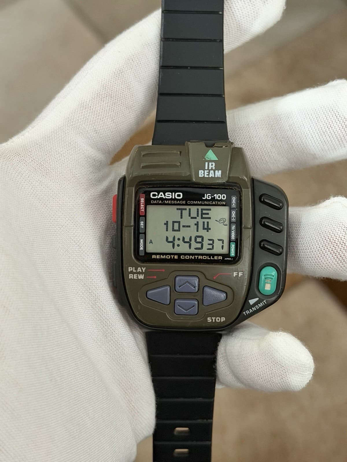 Rare Vintage Casio Super Cyber Cross JG-100 Men’s Digital Game Watch JDM 1990s