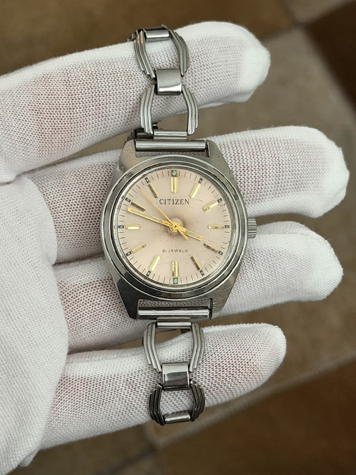 Rare Vintage Citizen Manual Wind 21J Men’s Classic Dress Watch 53-8019 JDM 1960s