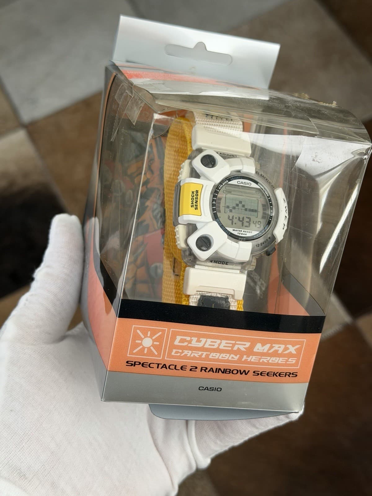 NOS Rare Vintage Casio Cyber Max JG-320 Punch Force Digital Game Watch JDM 1990s