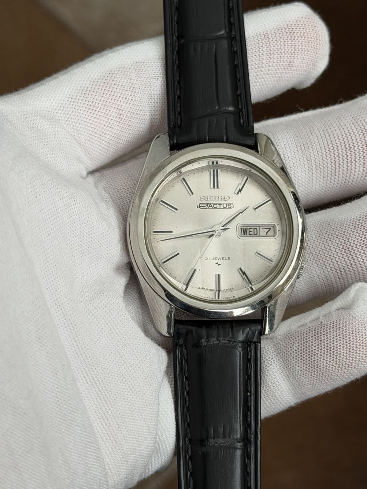 Rare Vintage Seiko 5 Actus 7019-7040 Men’s Automatic Dress Sports Watch JDM 70s