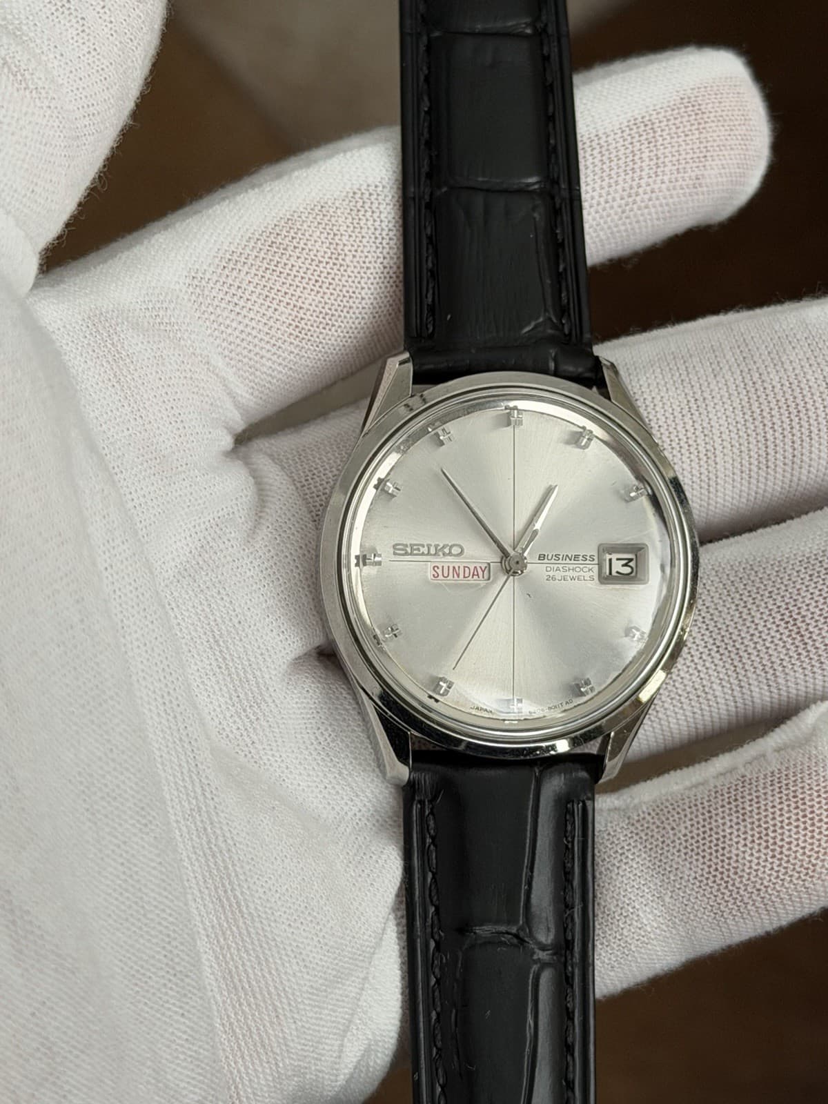 Rare Vintage Seiko Business 6206-8010 Men’s 26J Classic Dress Watch JDM 1960s