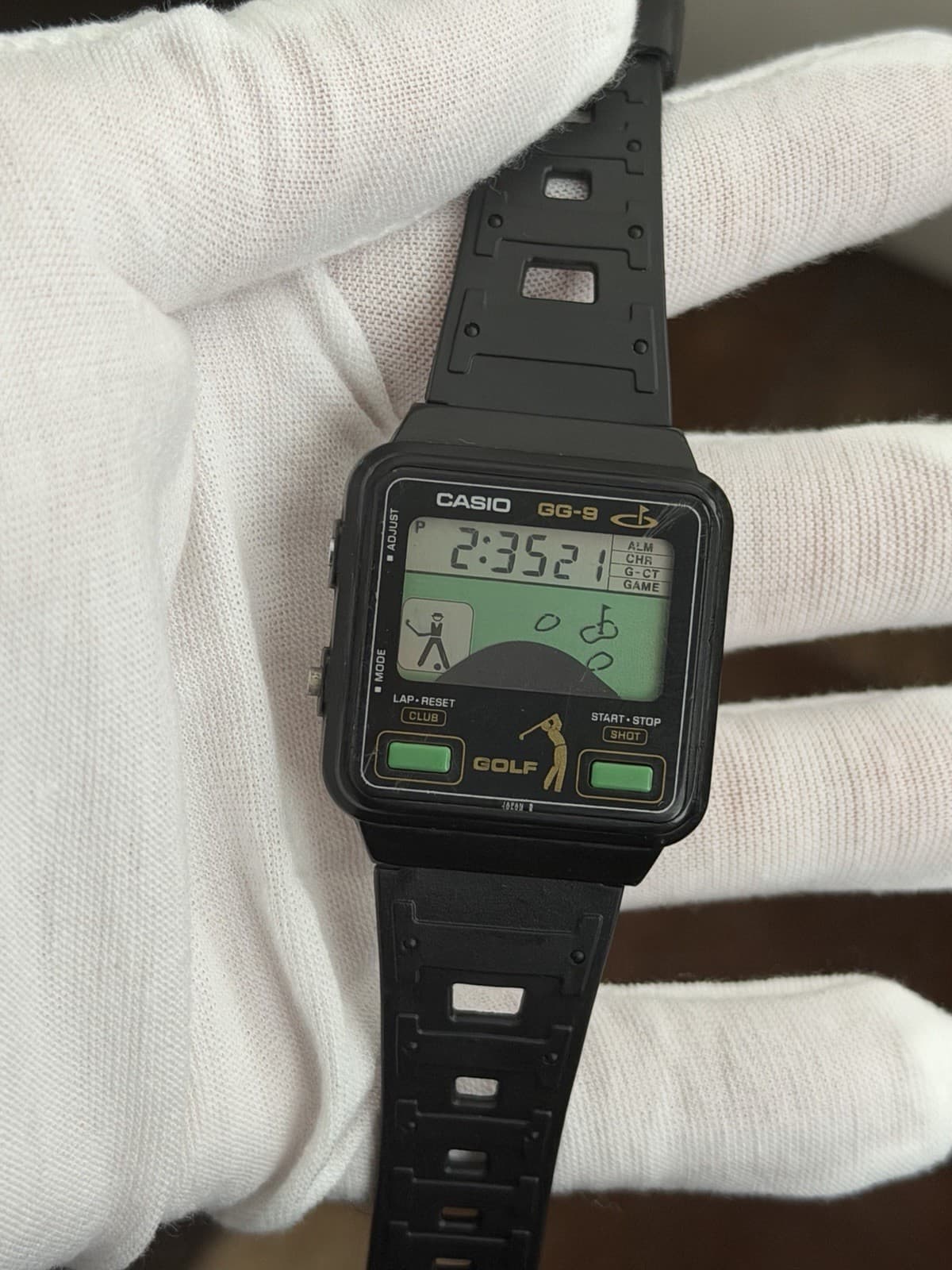 Rare Vintage Casio GG-9 Golf Game Digital Watch Module 227 JDM 1980s