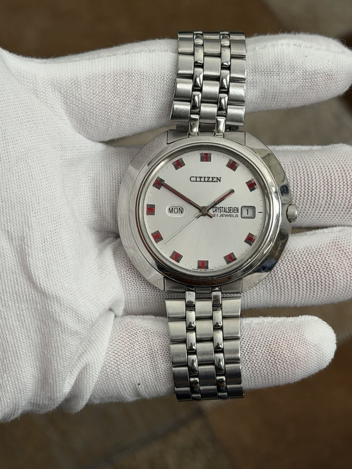 Rare Vintage Citizen Crystal Seven Classic 21J Automatic Men’s Watch JDM 1970s