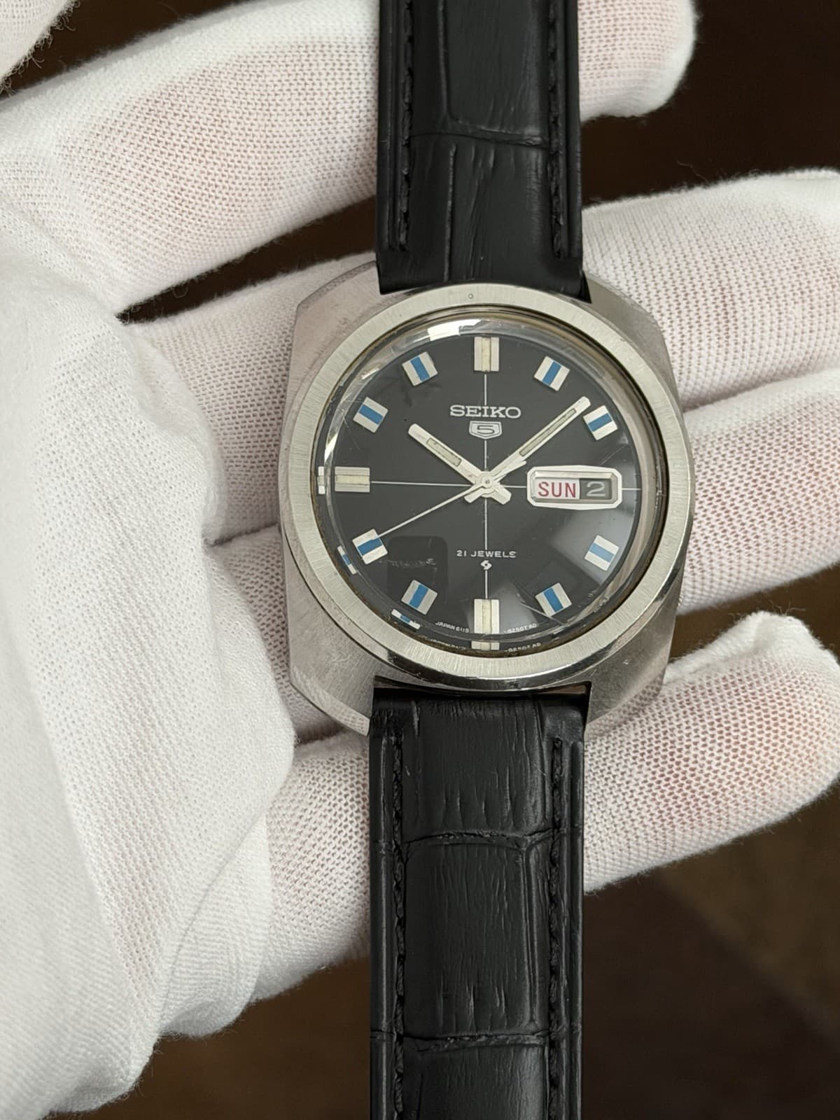 Rare Vintage Seiko 5 6119-8220 Men’s 21J Automatic Dress Sports Watch JDM 1960s