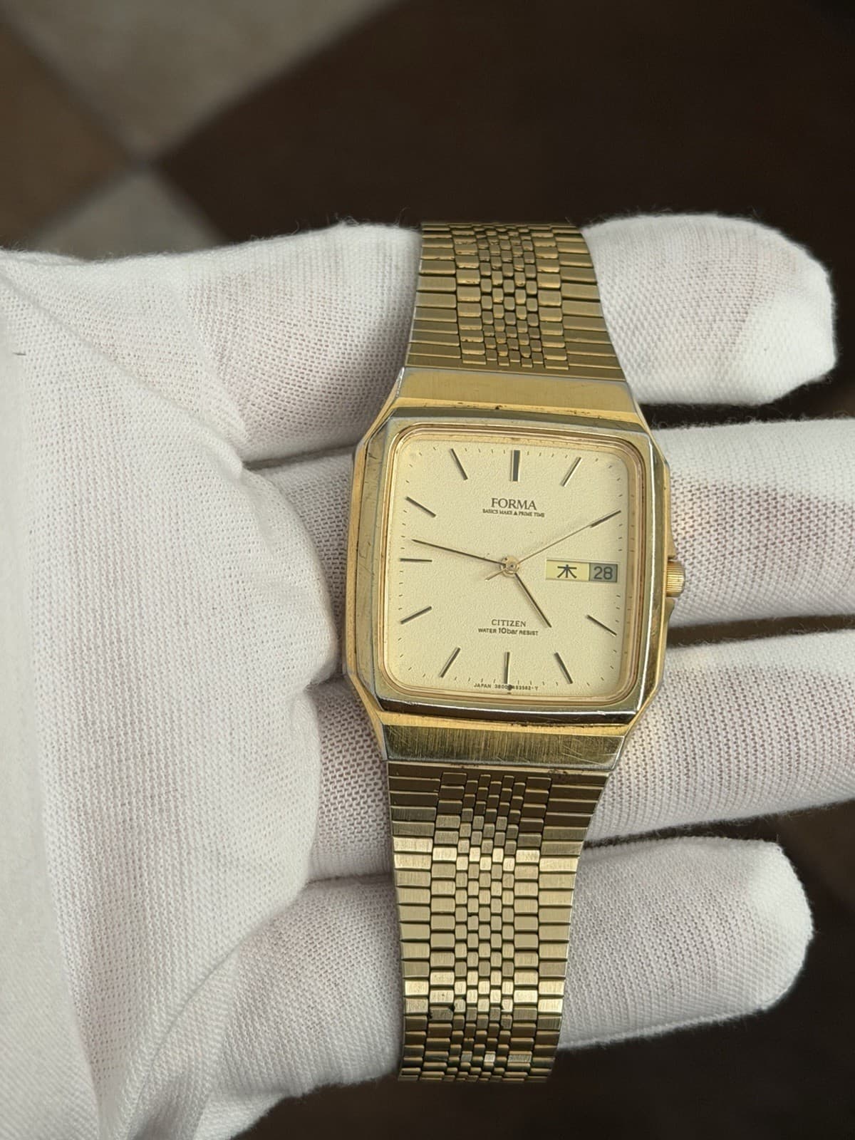 Rare Vintage Citizen Forma Men’s Kanji Classic Quartz Dress Watch JDM 1980s