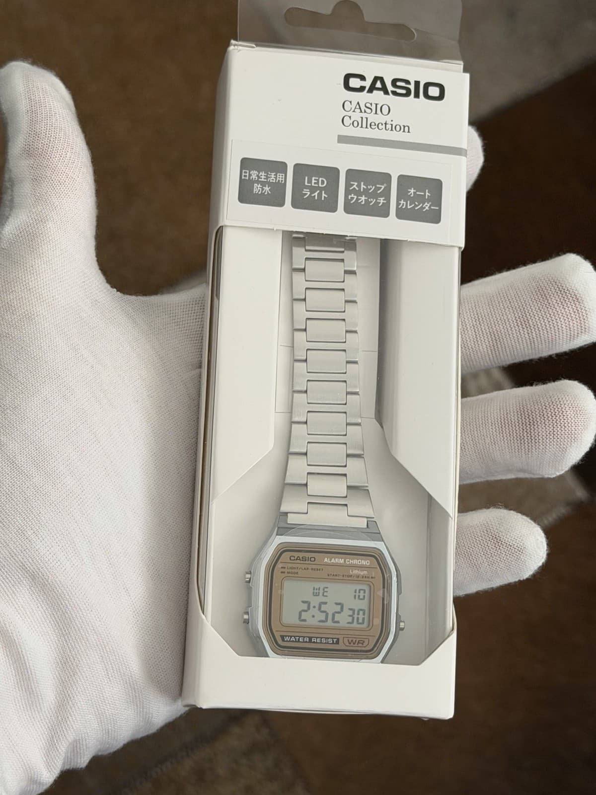 NOS Vintage Casio Alarm Chrono A158WE Digital Sports Watch JDM 1990s Module 593