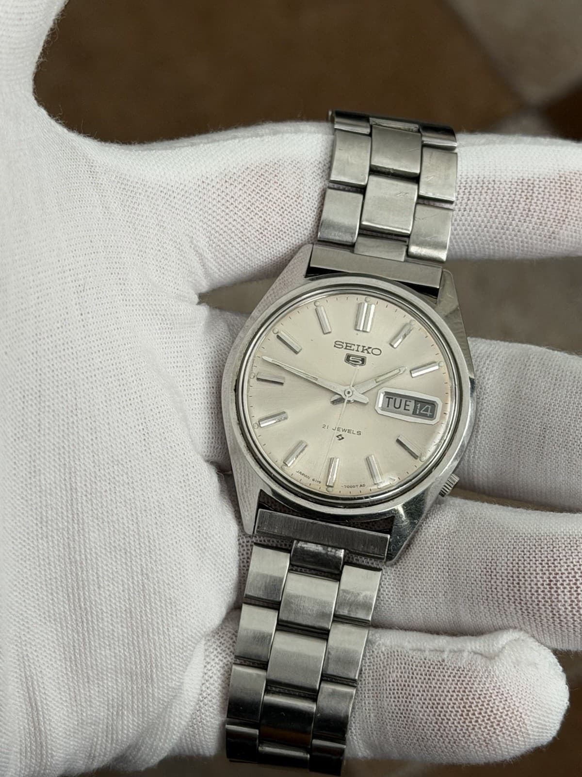 Rare Vintage Seiko 5 6119-7000 Men’s 21J Automatic Dress Sports Watch JDM 1960s