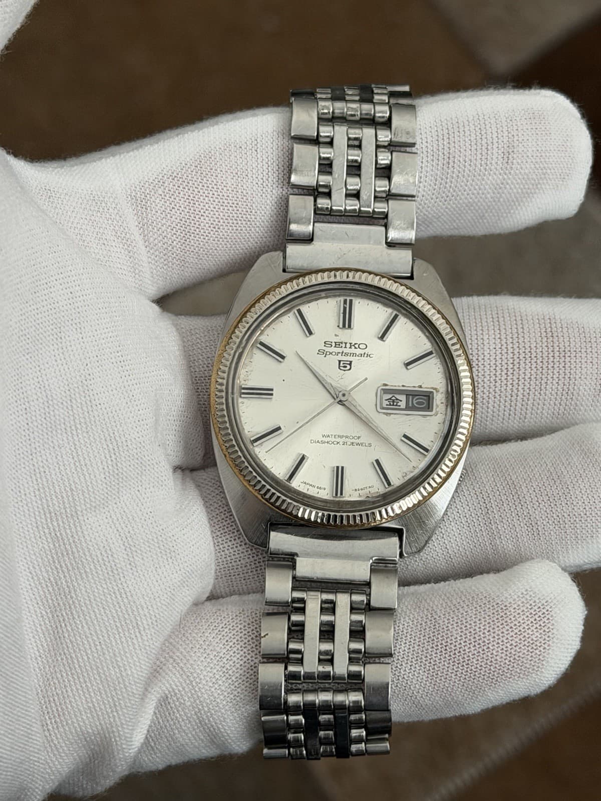 Rare Vintage Seiko 5 Sportsmatic 6619-8190 Men’s 21J Dress Sports Watch JDM 60s