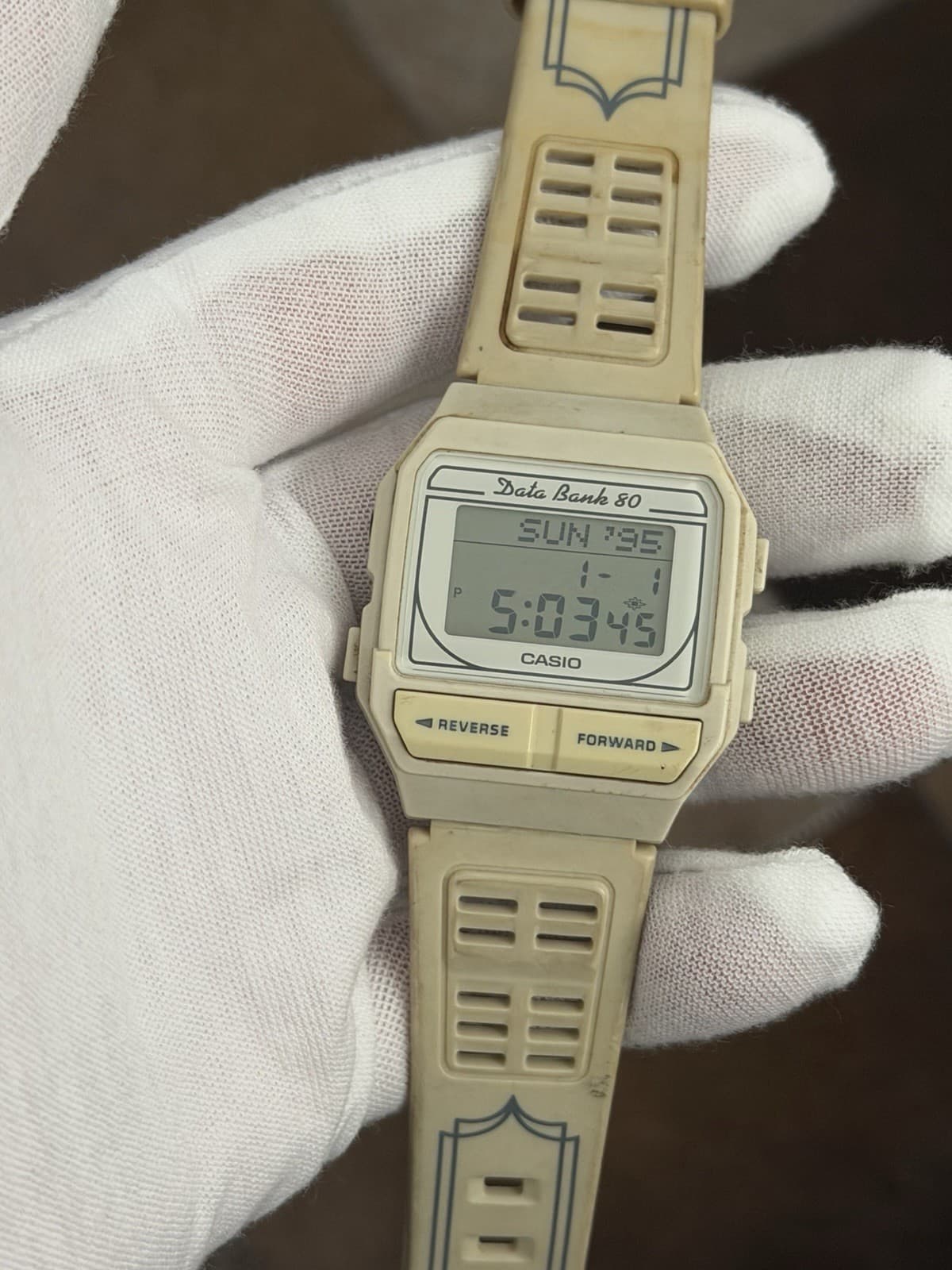 Rare Vintage Casio DB-81 Data Bank 80 Men’s Digital Sports Watch JDM 1990s