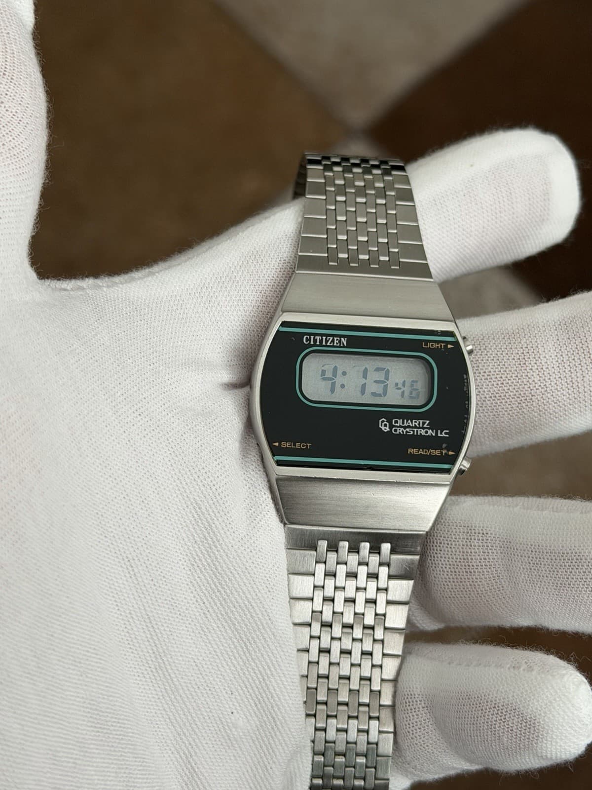 Rare Vintage Citizen Quartz Crystron LC 50-6079 Men’s Digital Watch JDM 1970s