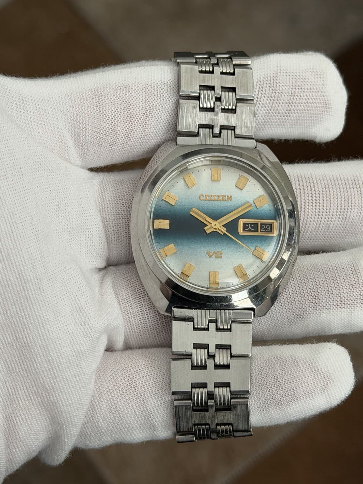 Rare Vintage Citizen Seven Star V2 7700 26J Automatic Men’s Watch JDM 1970s
