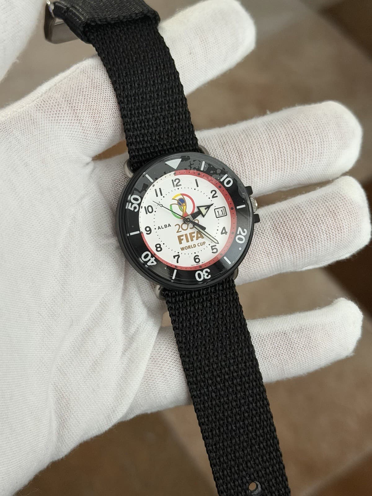 Rare Vintage Alba 2002 FIFA World Cup Men’s Quartz Sports Watch 7N32-0AE0 JDM