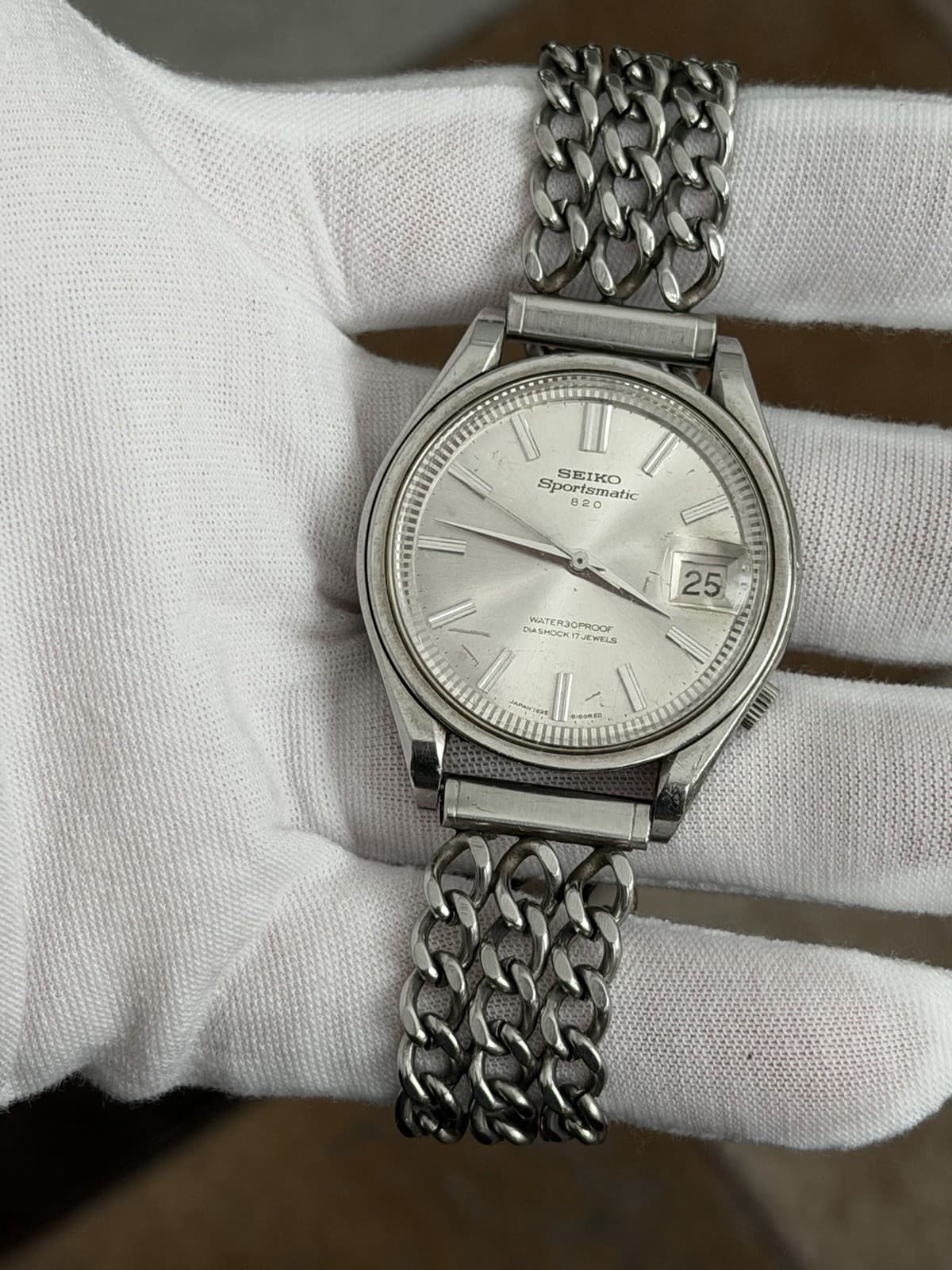 Rare Vintage Seiko Sportsmatic 7625-8140 Men’s 17J Dress Sports Watch JDM 1960s