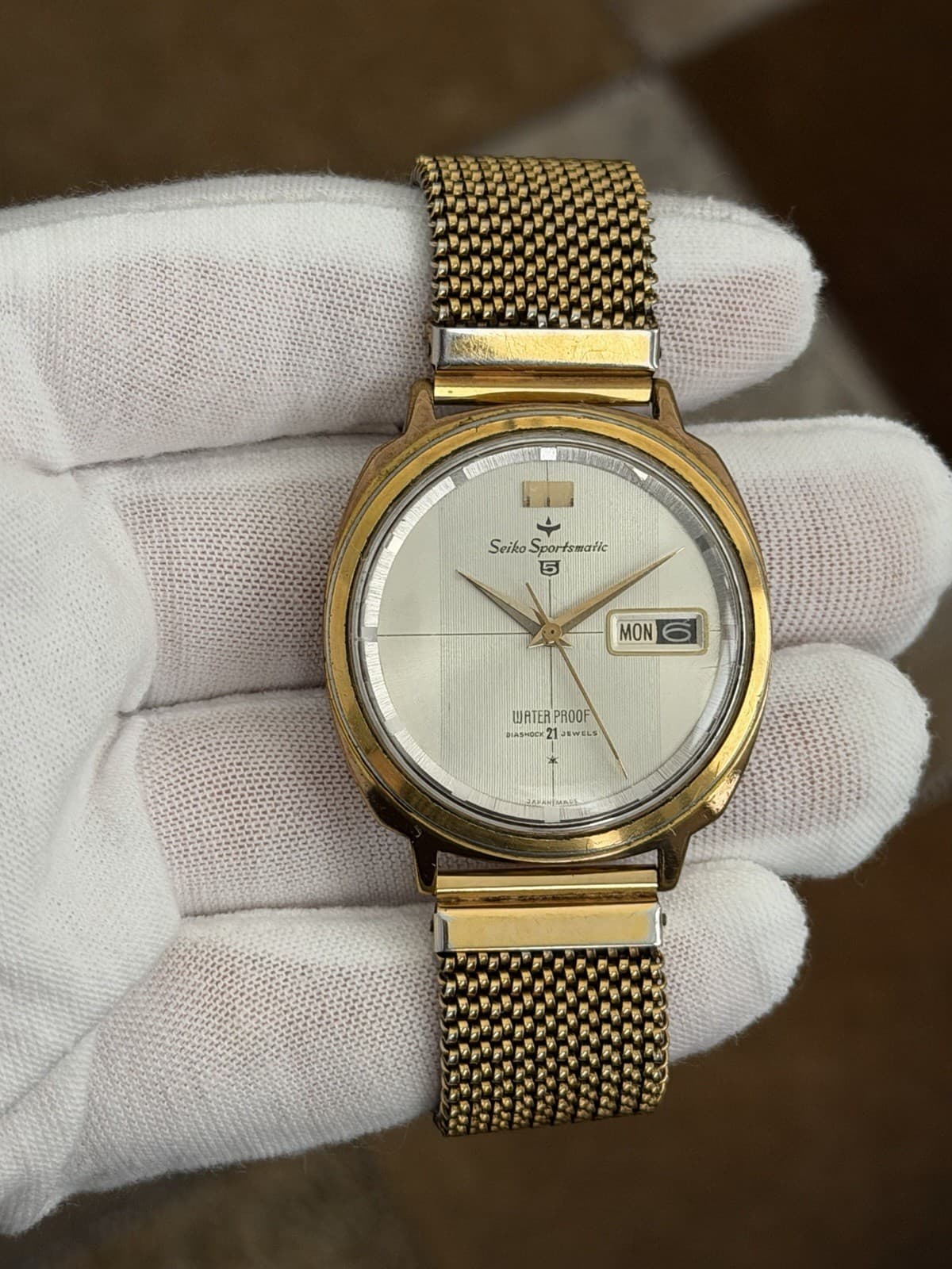 Rare Vintage Seiko 5 Sportsmatic 13081 Men’s 21J Automatic Dress Watch JDM 1960s