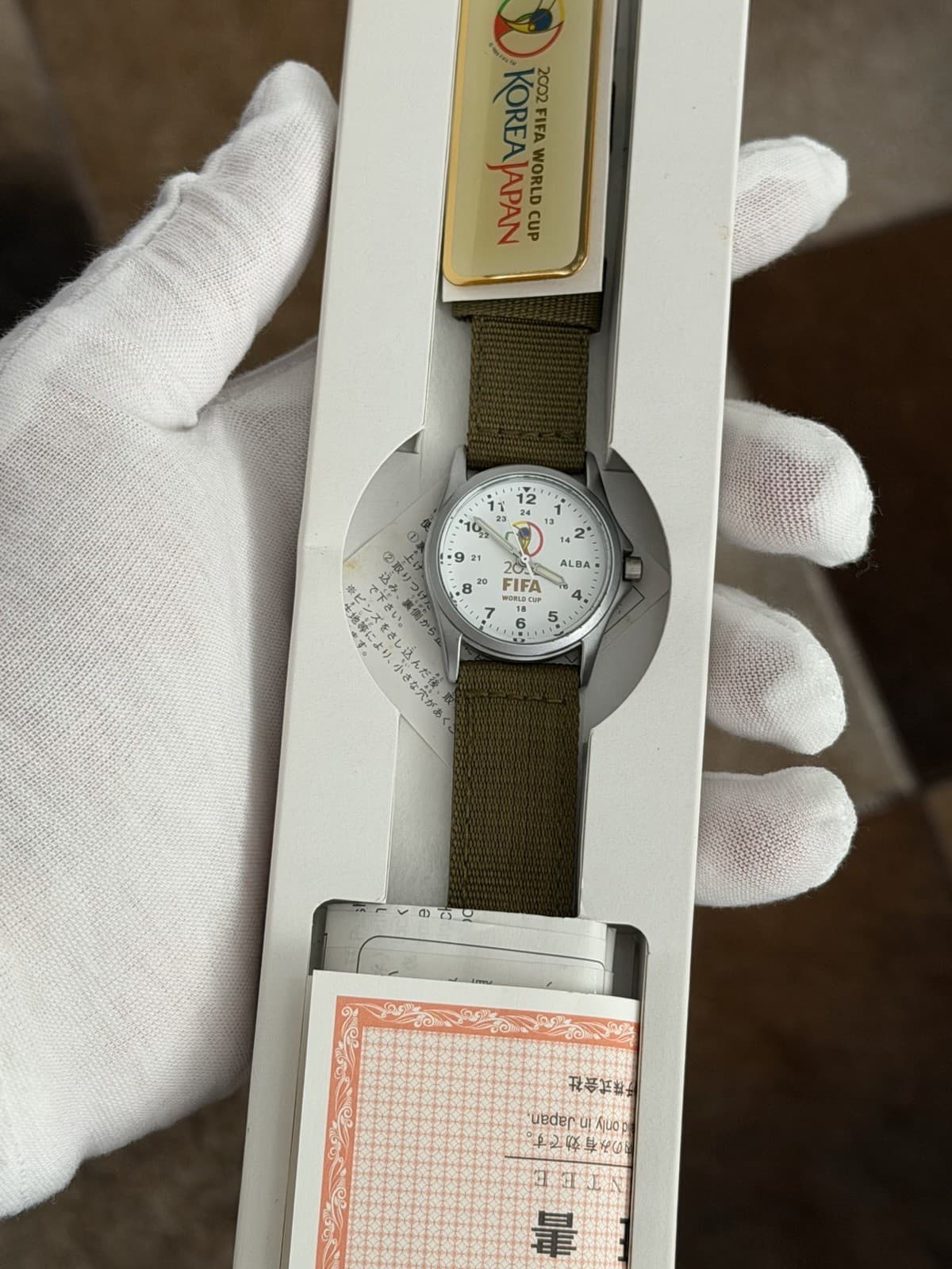 Rare Vintage Alba 2002 FIFA World Cup Quartz Sports Watch V501-0AL0 JDM